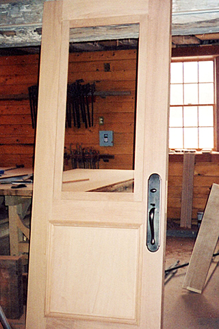 Craftsman style door in our shop.