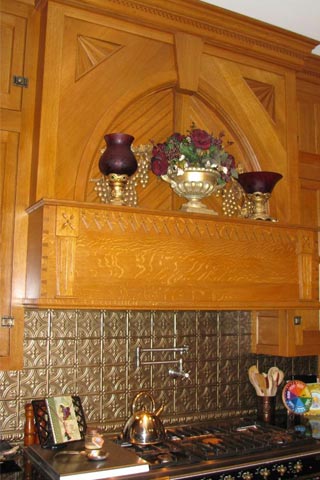 Range hood millwork