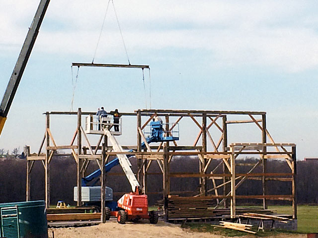 Adding more barn trusses