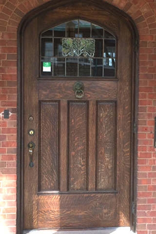 Quarter Sawn White Oak Entrance Door