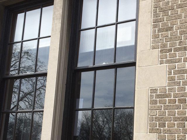 Wood Window Restoration Close Up