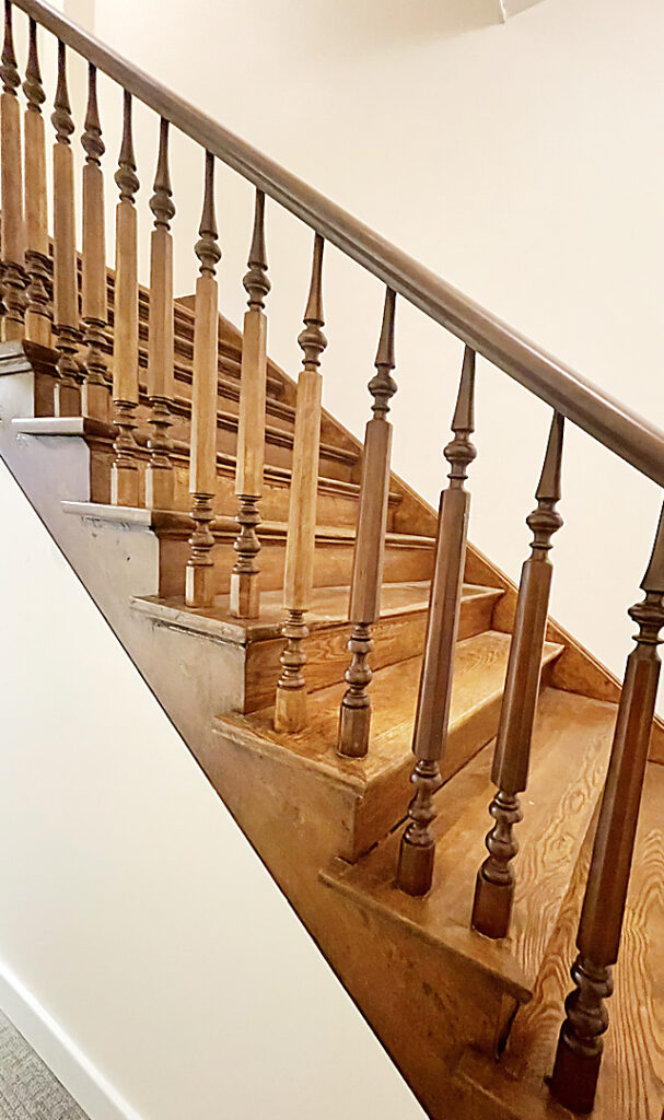 St Francis Friary staircase restored to its original beauty.